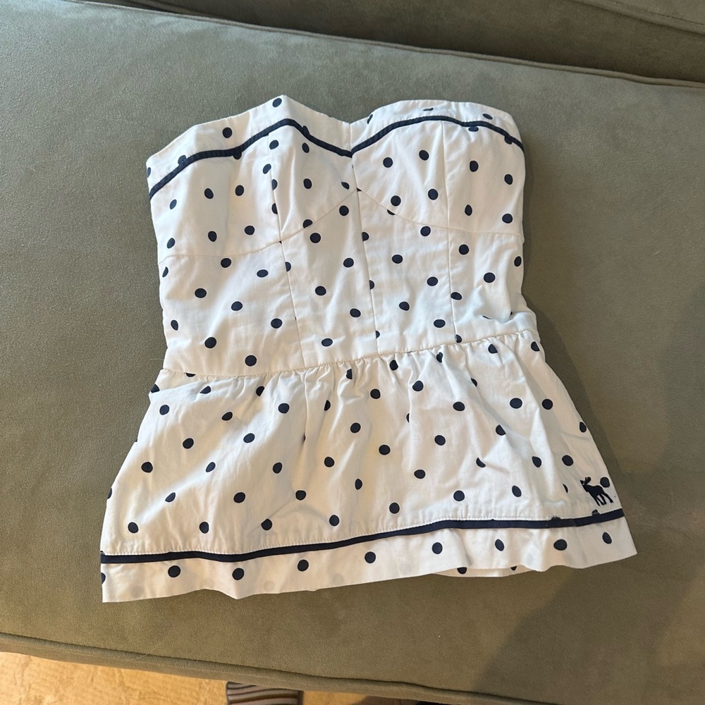 Abercrombie polka dot top
